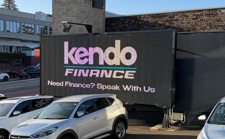 LED billboard on Pittwater Rd, Brookvale